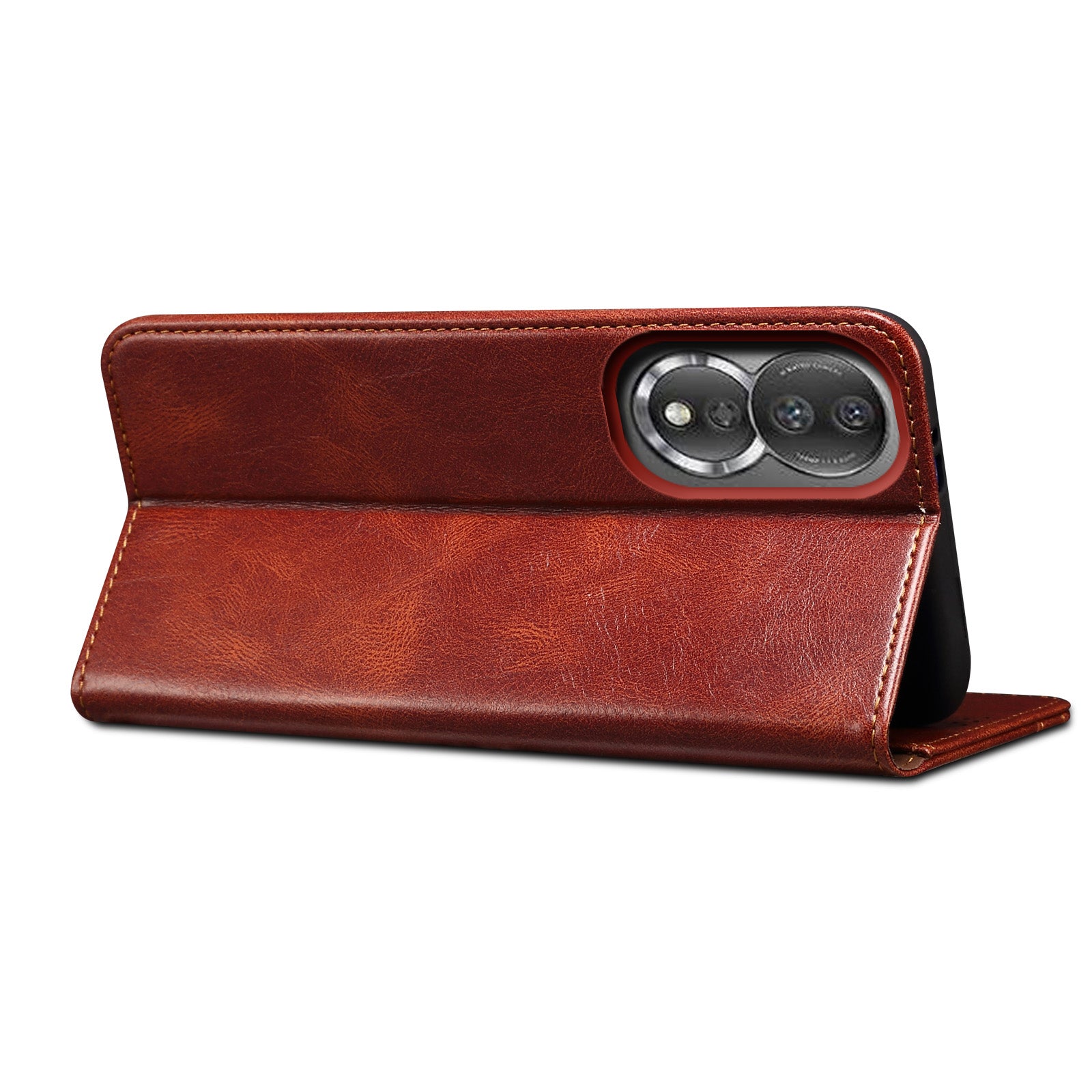 For Honor 80 5G Anti-shock Waxy Crazy Horse Texture Phone Case Foldable Stand Protective Folio Flip Leather Phone Wallet Cover For Honor 80 5G Anti-shock Waxy Crazy Horse Texture Phone Case Foldable Stand Protective Folio Flip Leather Phone Wallet Cover